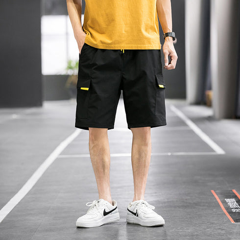 Men's Classic Relaxed Fit Athletic Workout Cargo Shorts